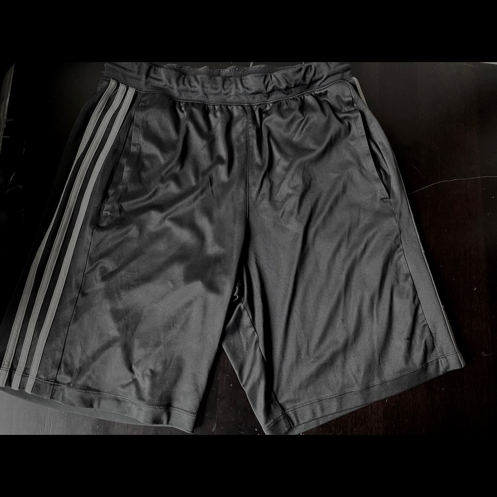 Adidas Climalite 3-Stripe Athletic Shorts Men’s M